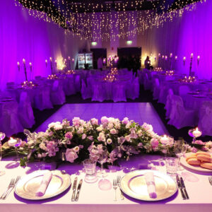Romantic wedding reception by harmony re