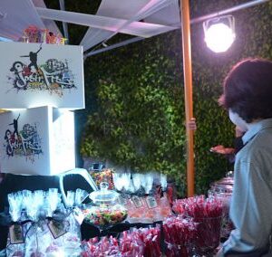 Candy station display by harmony rental