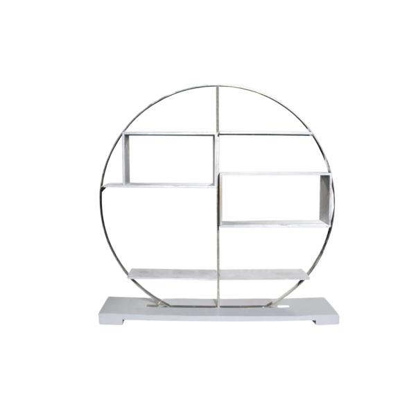 Circle Silver Bar Back