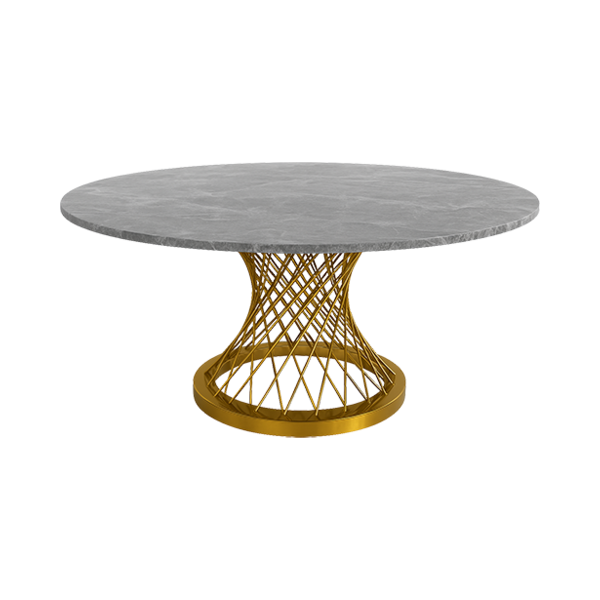 Gold Valerie Grey Marble Top