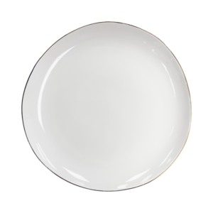 Louis White And Gold Plate